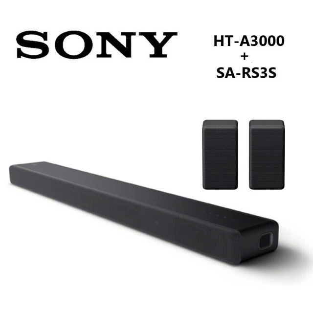 SONY 索尼 3.1聲道 聲霸 SOUNDBAR(HT-A3000 + SA-RS3S)