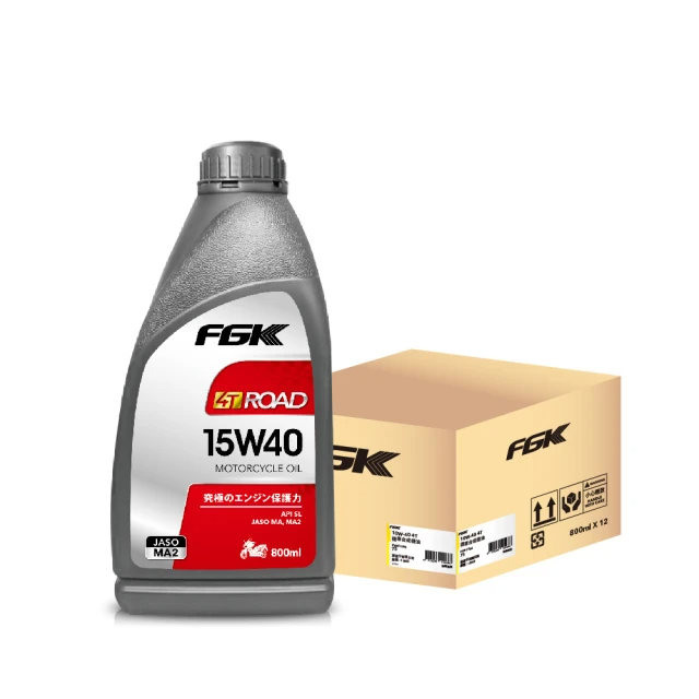 FGK 4T Road 15W40 機車機油 800ml(整箱12入)