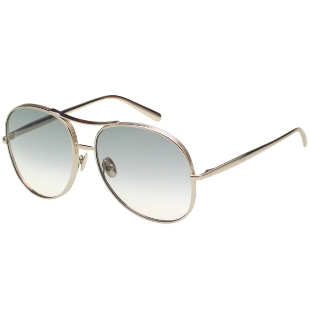 Chloe 飛官款太陽眼鏡-金色