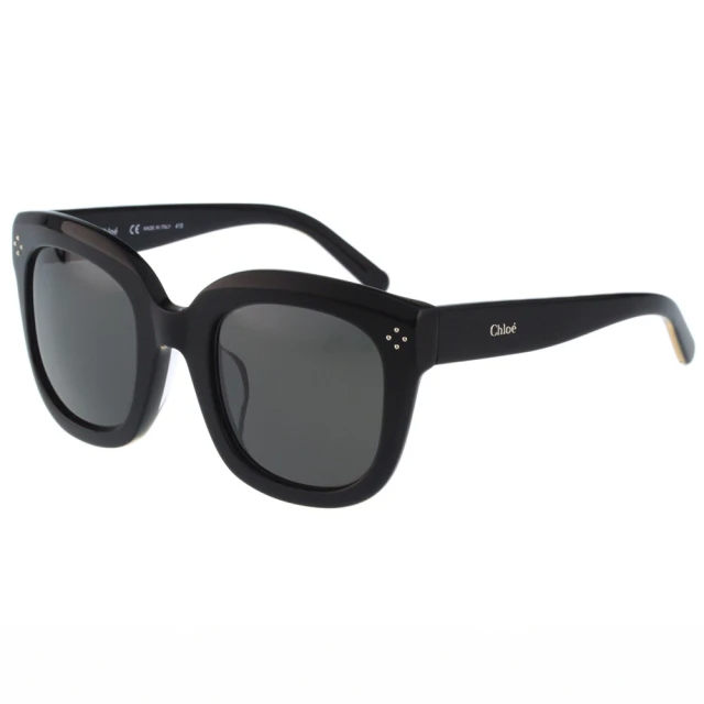 Chloe 復古感太陽眼鏡-CE701SK-001/黑色