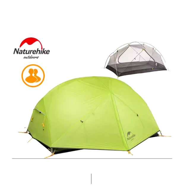 Naturehike-雙層防暴雨三季鋁桿帳篷 (綠色)