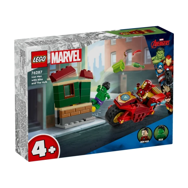 LEGO 樂高 Marvel超級英雄系列 76287 鋼鐵人騎著摩托車與無敵浩克