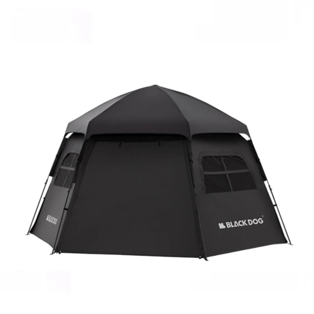 Blackdog-黑狗戶外六角形全自動速開露營帳篷