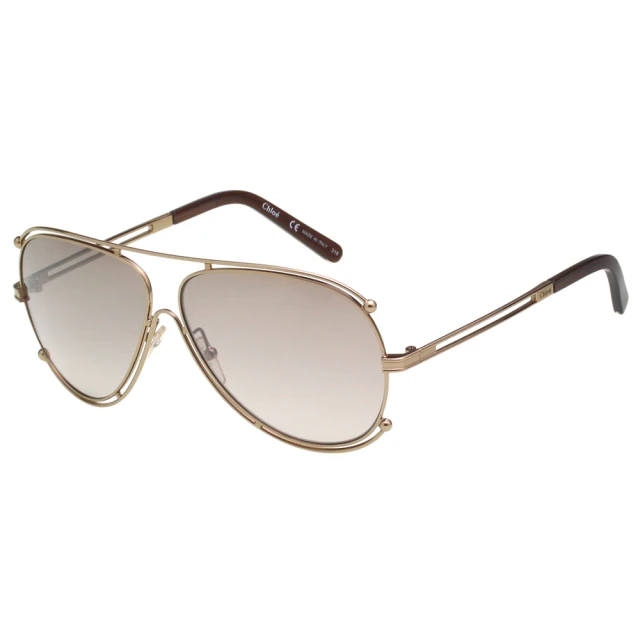 Chloe 水銀面太陽眼鏡-金色