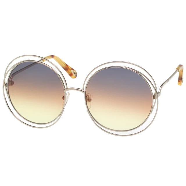Chloe 金屬大框太陽眼鏡-CE114SD-812/落日漸層色