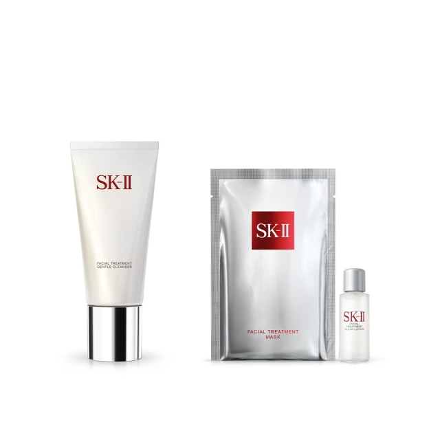 SK-ll 全效活膚潔面乳120g (贈 SK-II 青春敷面膜*1/SK-II 亮采化粧水10ml)