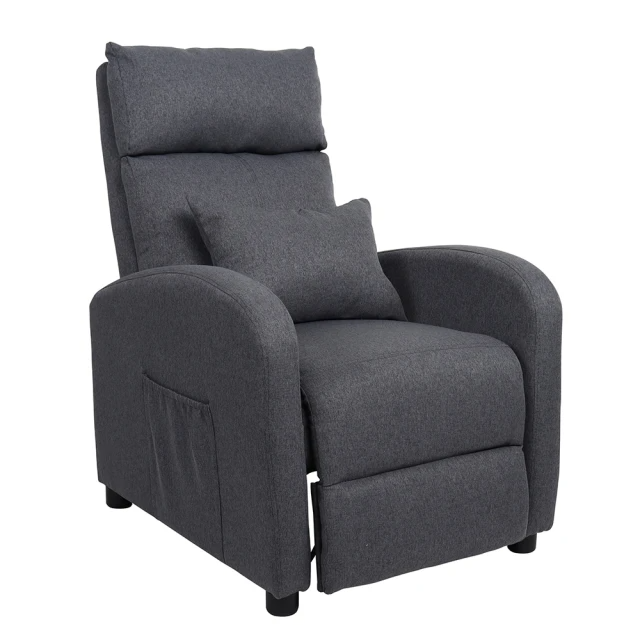 Hampton-夏洛特布面休閒沙發躺椅//附贈腰枕