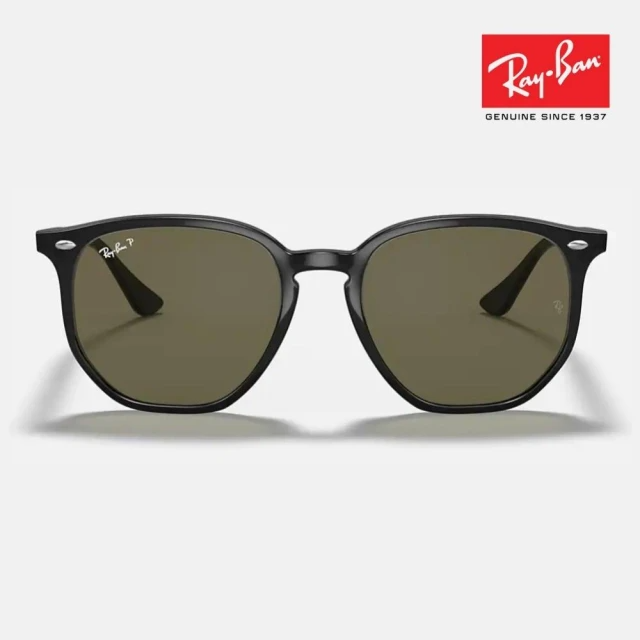 RayBan 雷朋  六角形膠框偏光太陽眼鏡(RB4306F-601/9A 54mm )