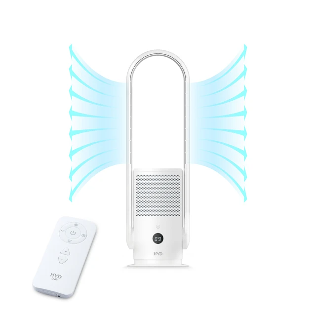 HYD WeAir 360度空氣淨化靜音無扇葉涼風扇（D-67）-白
