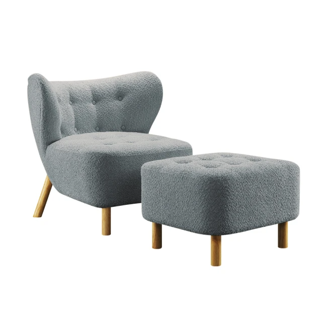 Hampton-迪妮絲單人沙發組(藍翡翠)