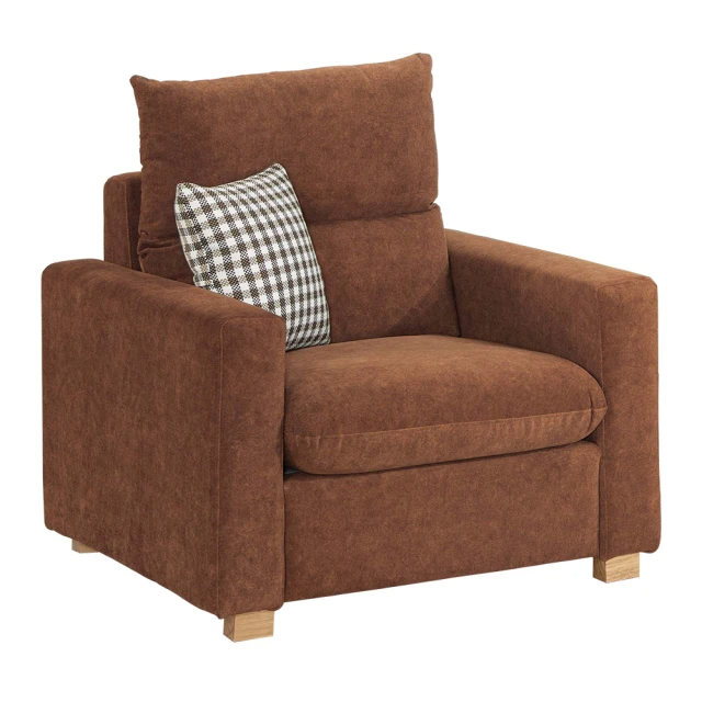 Hampton-薇霖單人貓抓布沙發