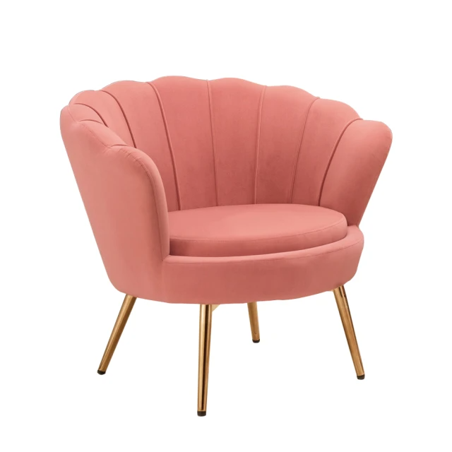 Hampton-琳達粉紅單人休閒椅