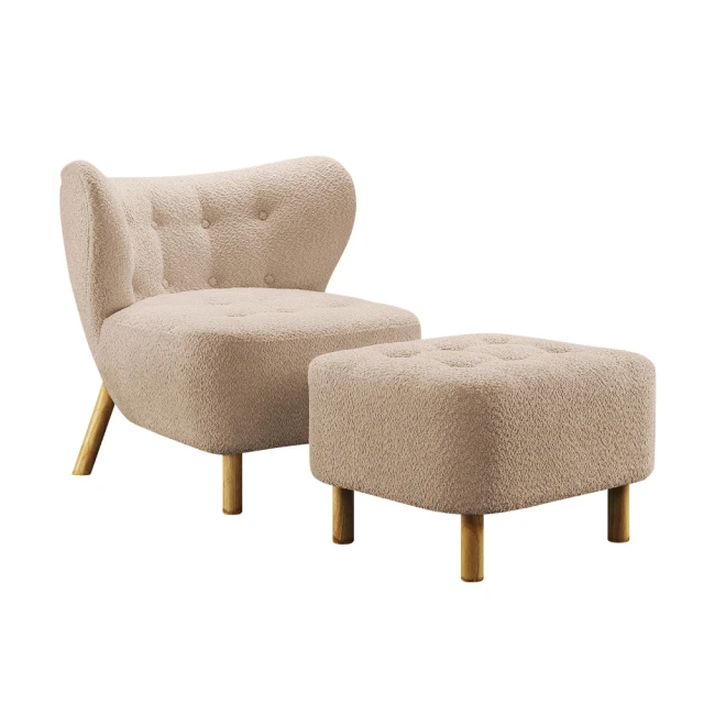 Hampton-迪妮絲單人沙發組(象牙白)