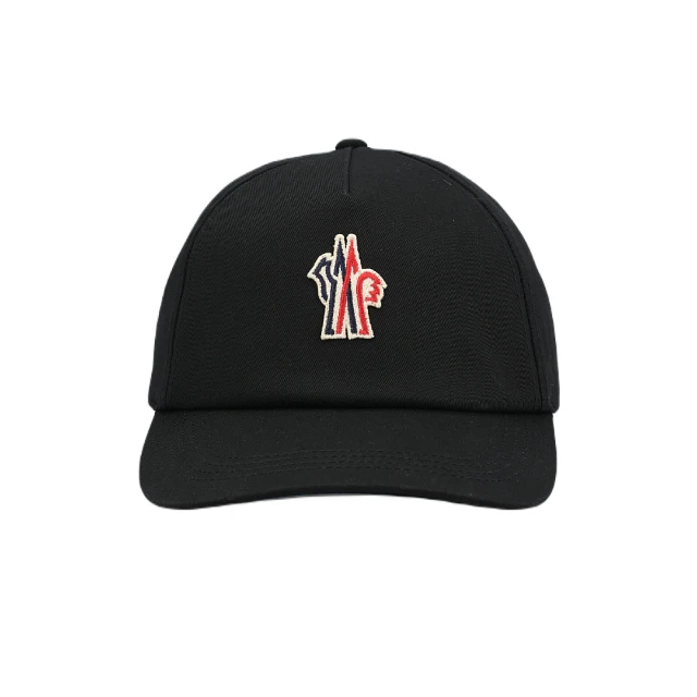 MONCLER 品牌 LOGO 棒球帽-黑色