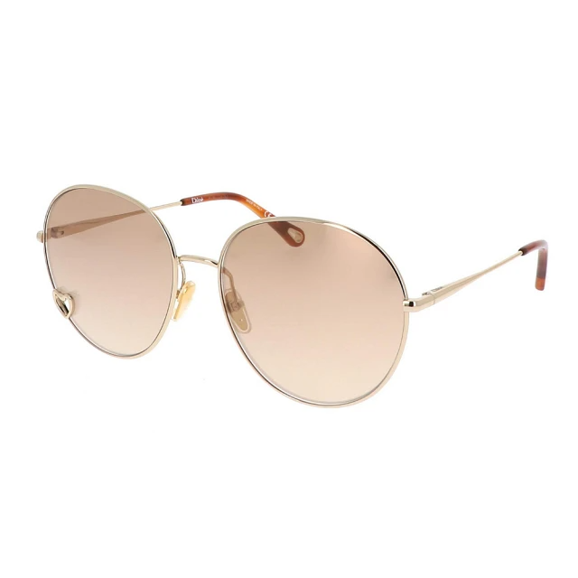 Chloe 金屬愛心簍空太陽眼鏡 CH0027S-006