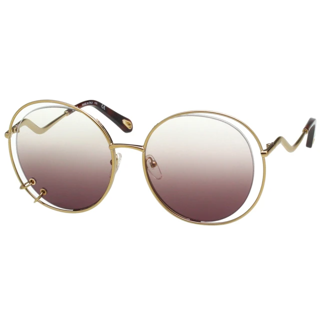 Chloe 造型太陽眼鏡 CE153S/金配藕色漸層