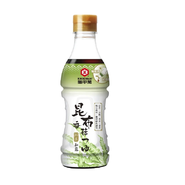 龜甲萬 昆布香菇料亭和露擠壓瓶360ml