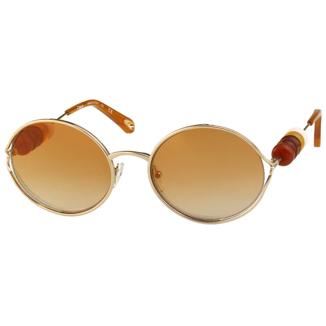 Chloe 串珠棕色調太陽眼鏡