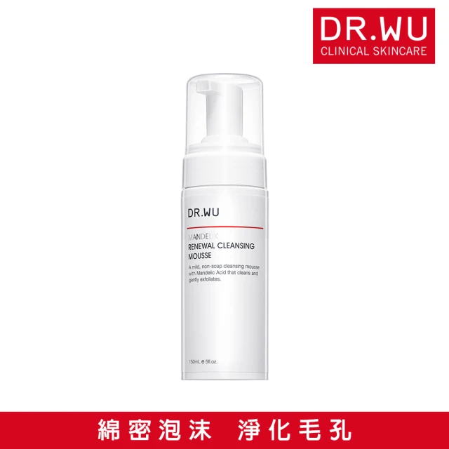 DR.WU 達爾膚 杏仁酸煥膚潔顏慕斯 (150ml/單入)