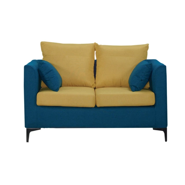 文創集-現代亞麻布二人座沙發椅