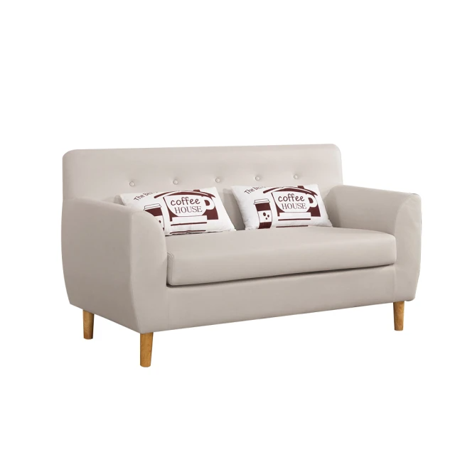 H&D-經典百搭風格雙人布沙發
