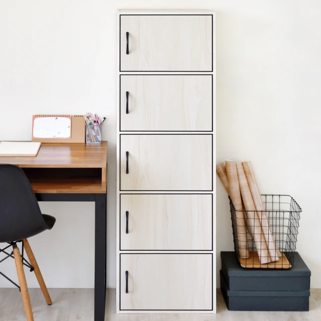 工業風多功能五層置物櫃