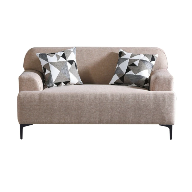 文創集-時尚亞麻布二人座沙發椅