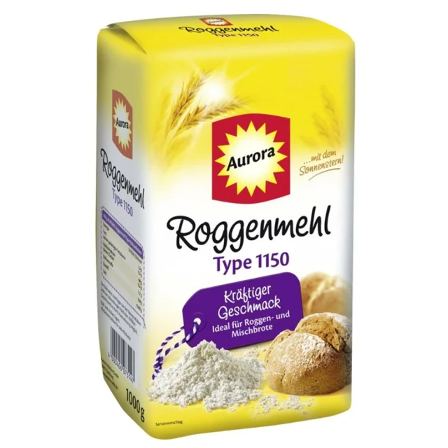 德國AURORA 裸麥麵粉 TYPE1150/1KG (麵粉 麥 甜點 烘焙原料)