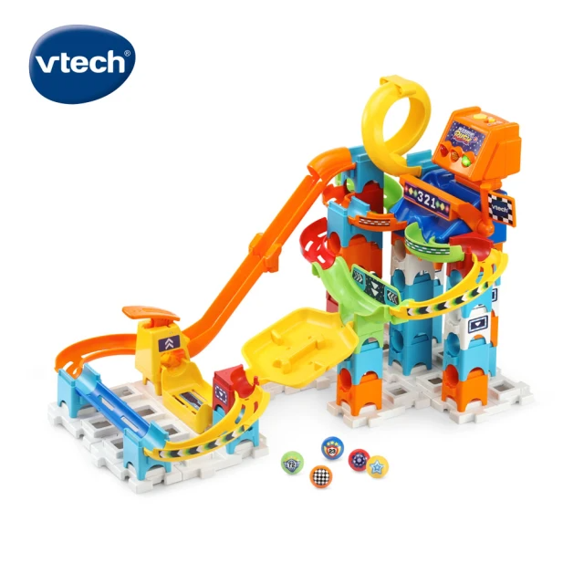 Vtech 智能滾球積木建構軌道組-飆速賽道