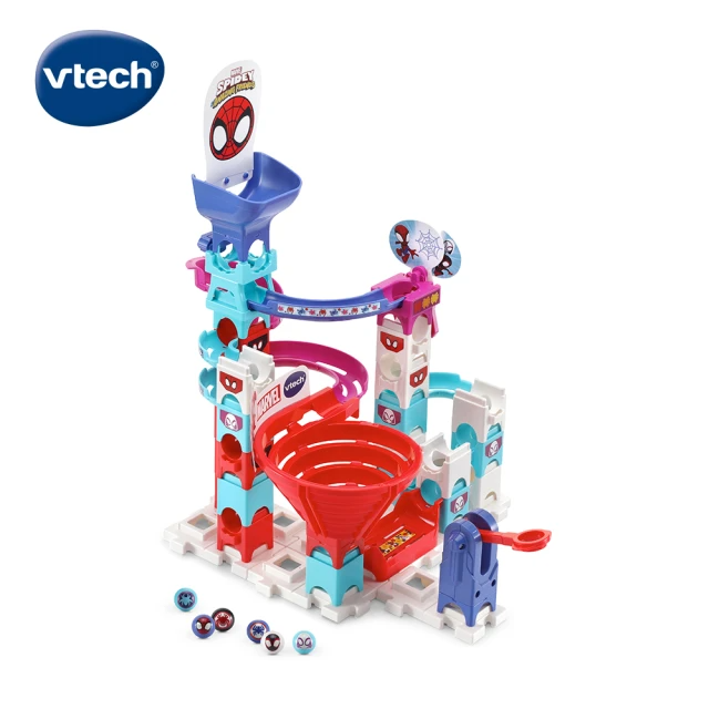 Vtech 智能滾球積木建構軌道組-蜘蛛人大冒險