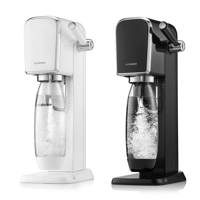 Sodastream ART 拉桿式自動扣瓶氣泡水機(白/黑)