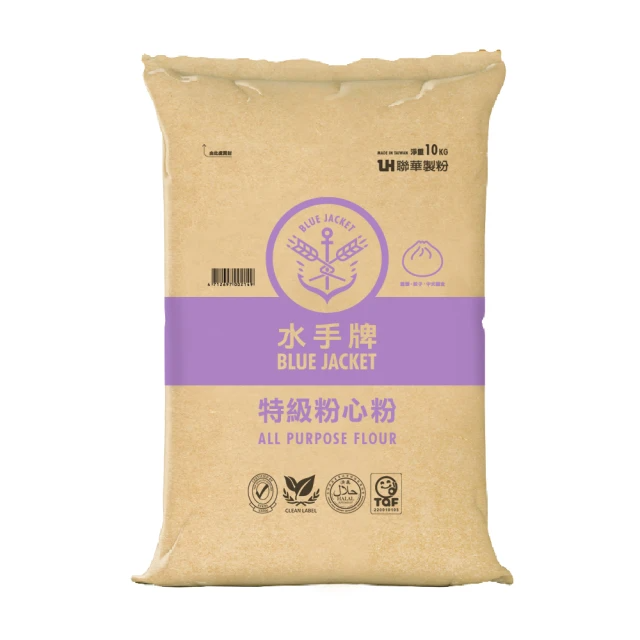 聯華麵粉 水手牌特級粉心粉10kg(中筋、麵食點心適用)