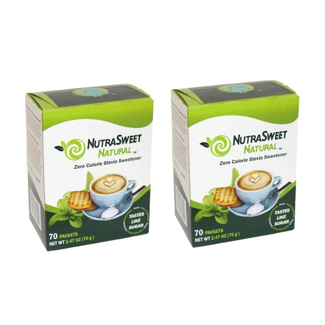 NutraSweet Natural 天然萃取零熱量甜菊糖-70包/盒(2盒組)