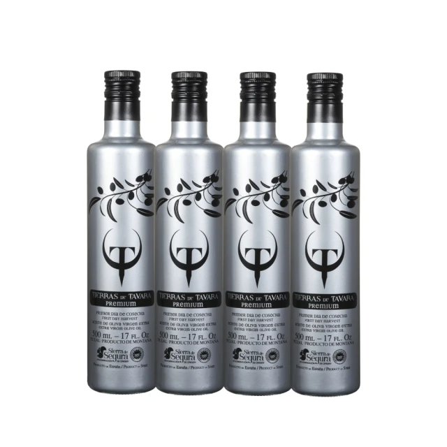 豆油伯 T&T特級初榨橄欖油500mlx4入