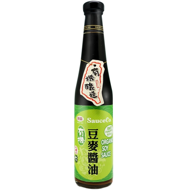 味榮 有機豆麥醬油420ml