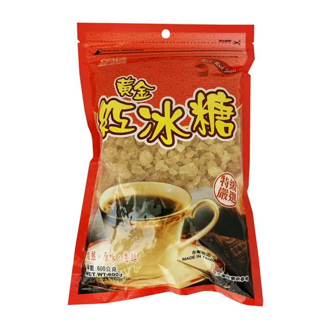耆盛 黃金紅冰糖(600G)