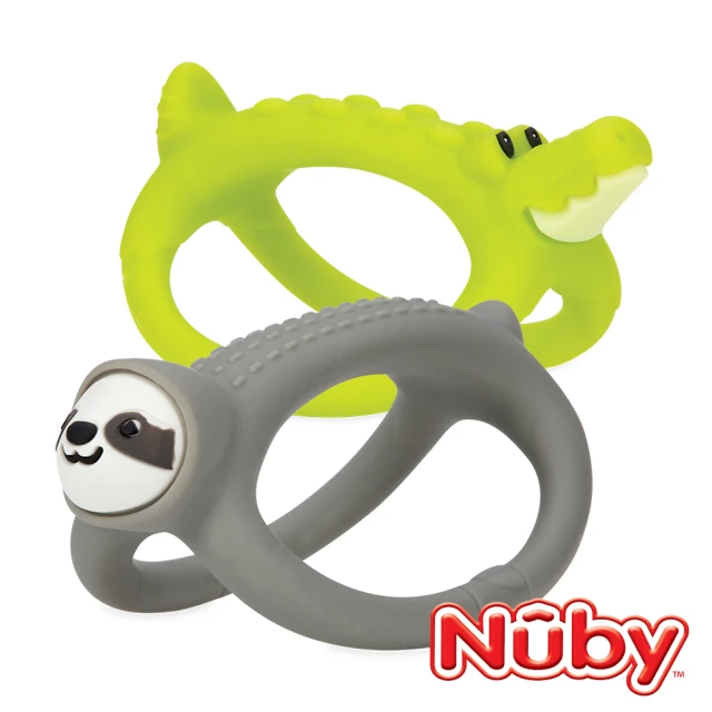 Nuby 矽膠搖搖固齒器