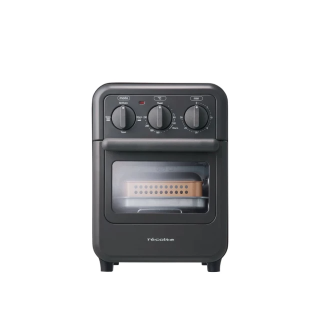 recolte 麗克特 Air Oven Toaster 氣炸烤箱-磨砂灰限定版（RFT-1）