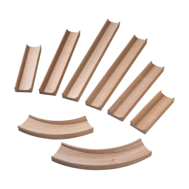 HABA 酷樂比滾球配件-彎軌+直軌