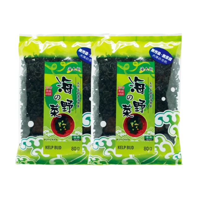 味榮 海太郎原味嫩葉海帶芽80gx2包