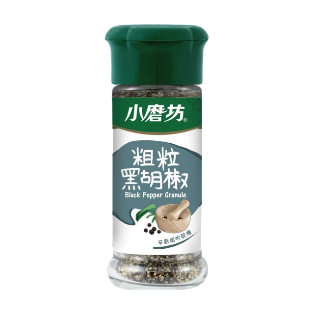 小磨坊 粗粒黑胡椒(25g/瓶)