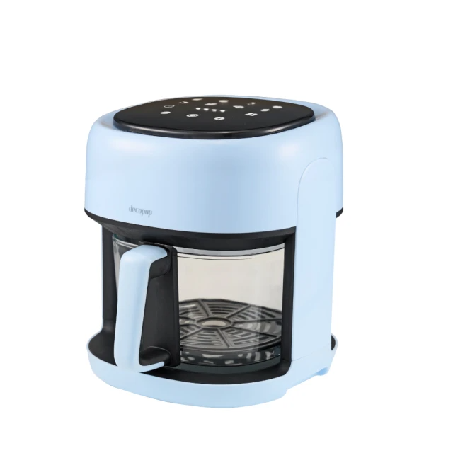 decopop 4.5L智能觸控美型玻璃氣炸鍋（DP-107）
