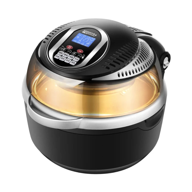 SONGEN 松井 12L可旋轉籠液晶觸控氣炸鍋－曜石黑（SG-1000DTB）