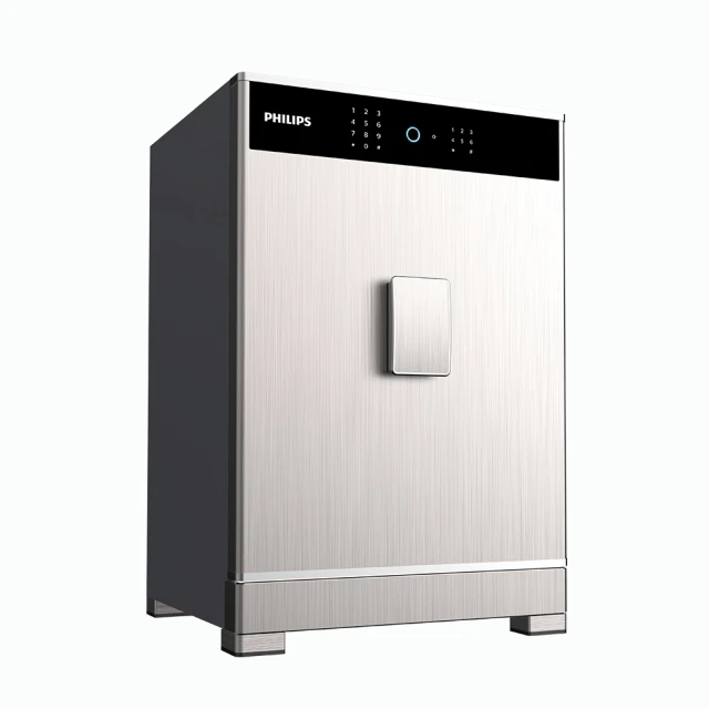 Philips 飛利浦-指紋｜密碼二合一電子保險櫃(SBX701-６B0-灰)