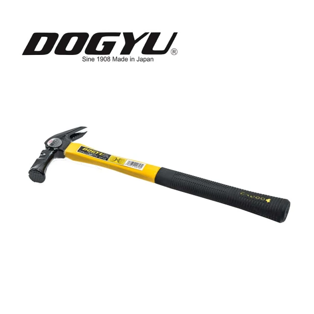 DOGYU 土牛 黃柄附磁鎚 小 橫打 板模 角柄 口徑 27mm (00616)