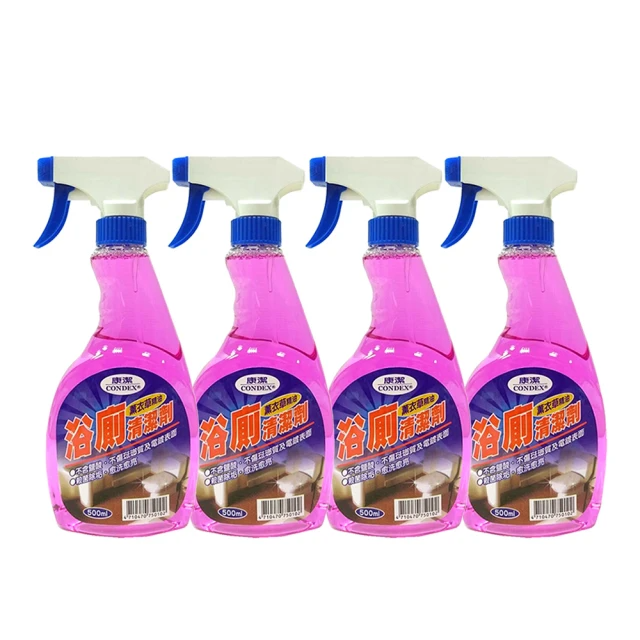 康潔 Condex 薰衣草精油浴廁清潔劑（500ml）四入組
