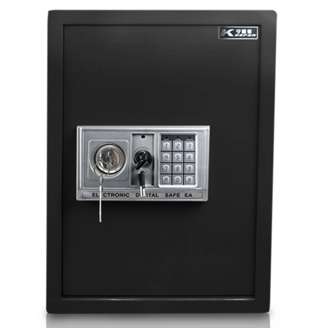 守護者保險箱-雙鑰匙電子密碼保險箱( 50EA-3黑)