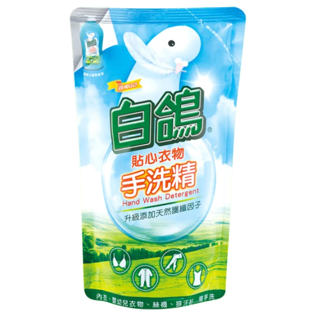 白鴿 手洗精-補充包800g