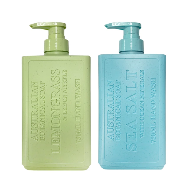 Australian Botanical Soap 澳洲製植物精油洗手液 檸檬草/海鹽 任選(750ml/罐)