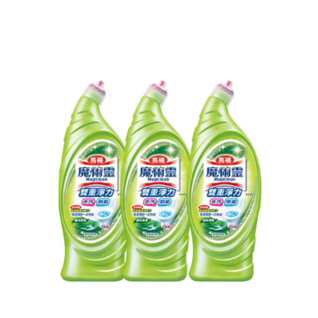 魔術靈 雙重淨力馬桶清潔劑（森林清香/海洋清香）650mlx3入